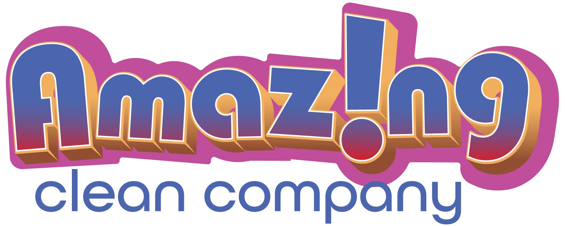 A logo for the company that is named " amaze !"